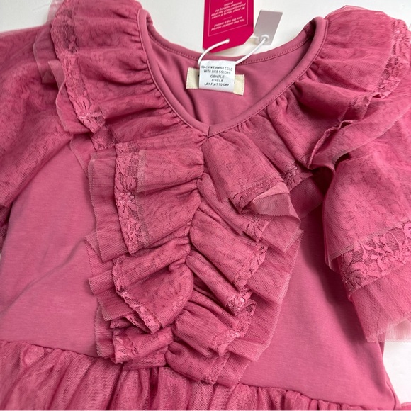 New! Taylor Joelle pink August tulle dress - Picture 3 of 6